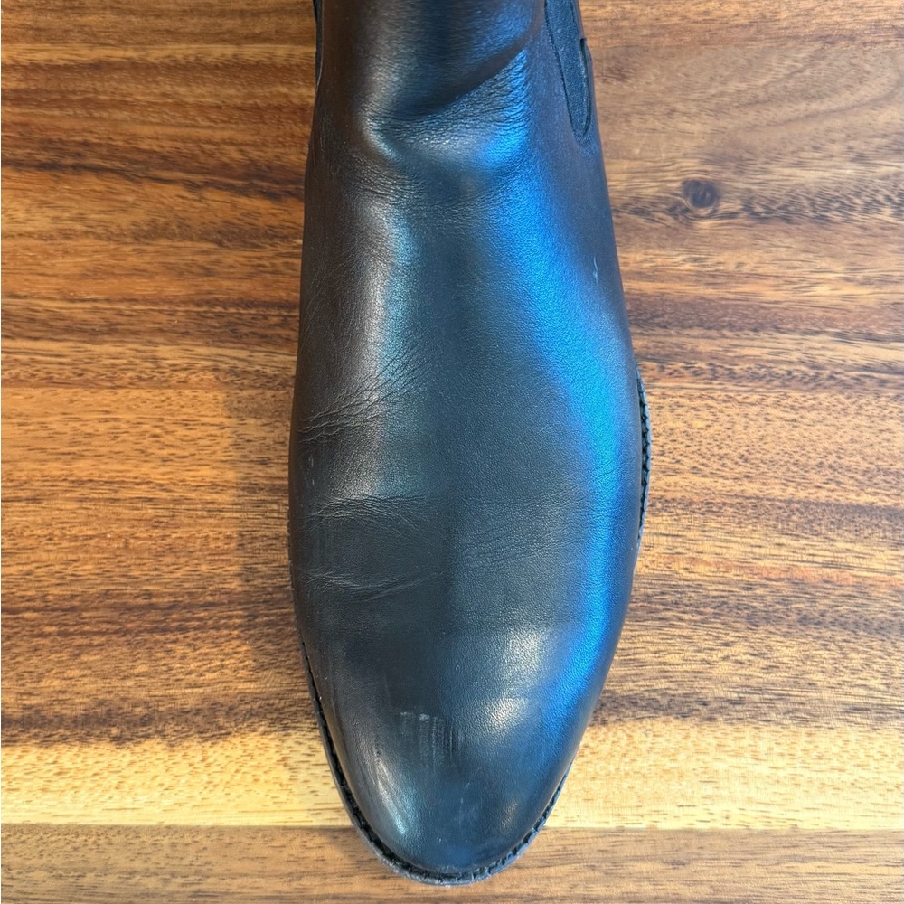 Beckett Siminon - Black Leather Bolton Chelsea Boots - US Mens 11 - Picture 7 of 14